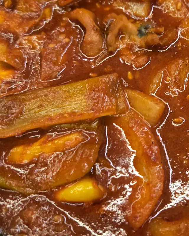 돌판 낙지볶음 클로즈업