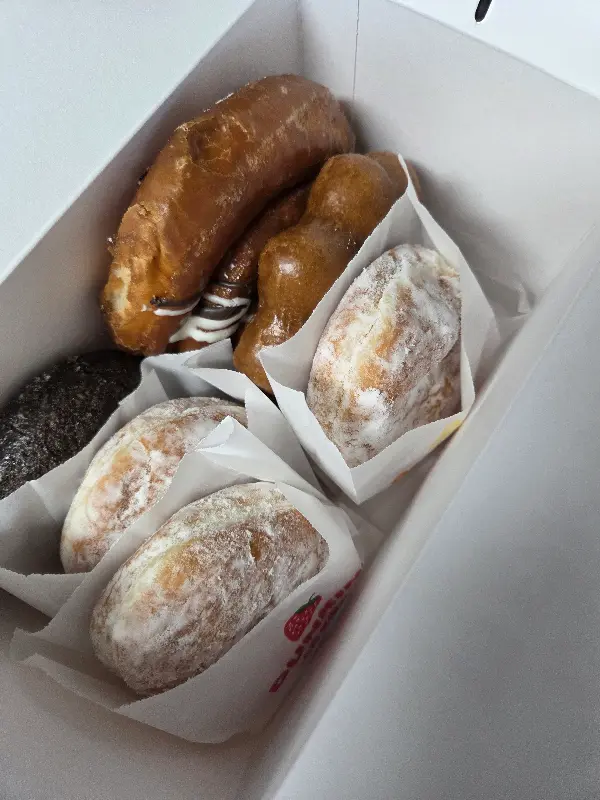 포장된 도넛 상자