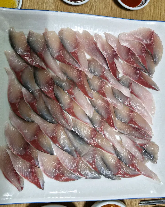 해변횟집 밑반찬