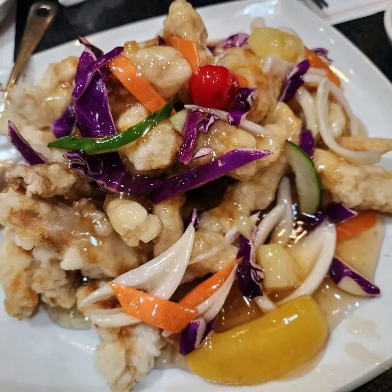 다채로운 색감의 탕수육