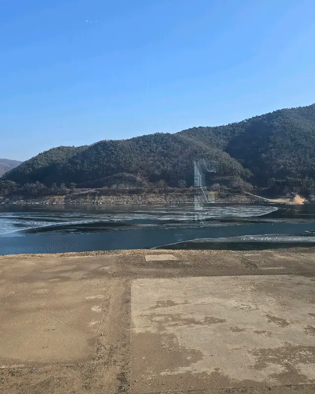 군위댐의 아름다운 뷰