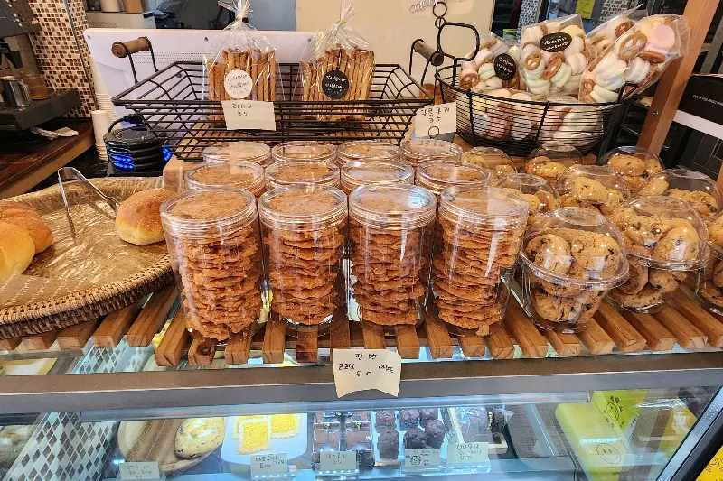 다양한 종류의 쿠키