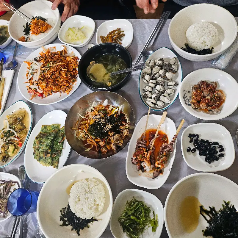 시원한 꼬막물회