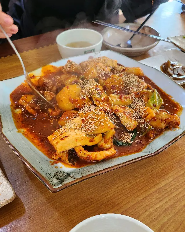 흑태찜 디테일 샷