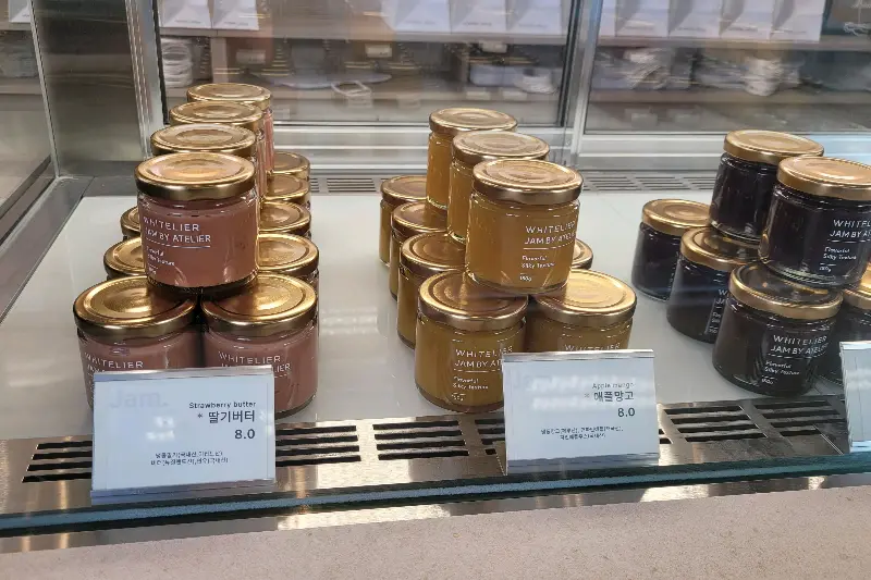 다양한 잼 종류