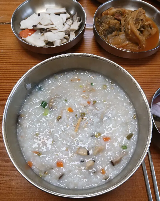 바지락죽 비주얼