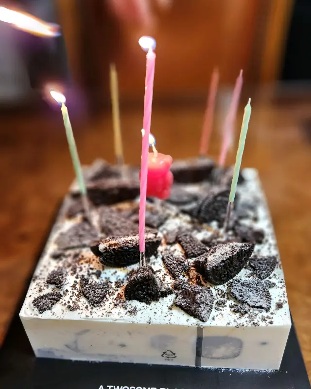 오레오 케이크 초