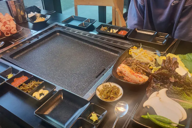 분도대패 테이블 세팅