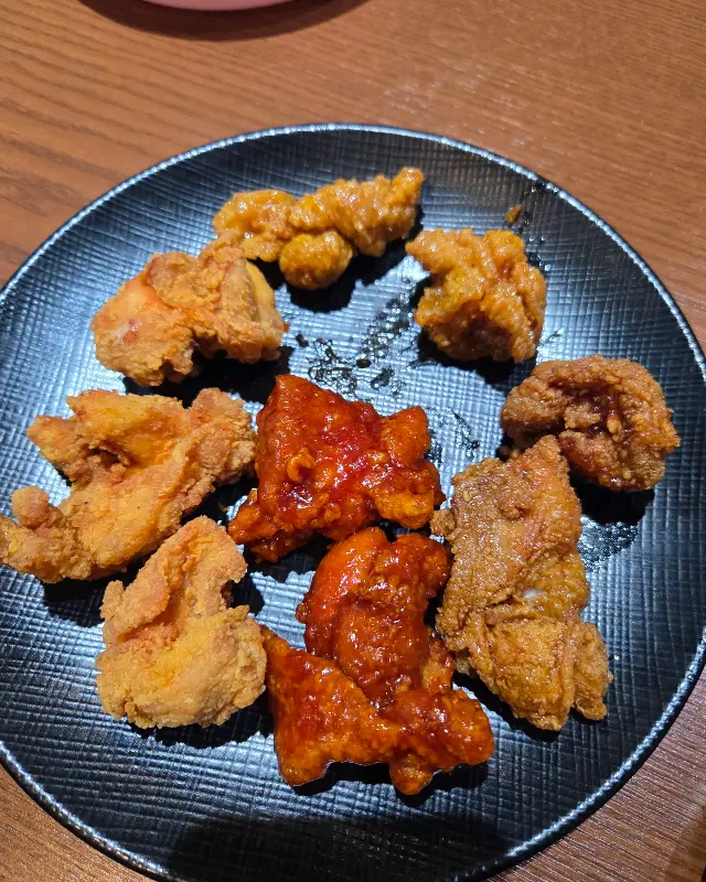 다양한 종류의 치킨