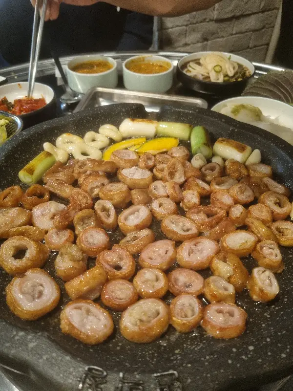 푸짐한 막창 한 상 차림