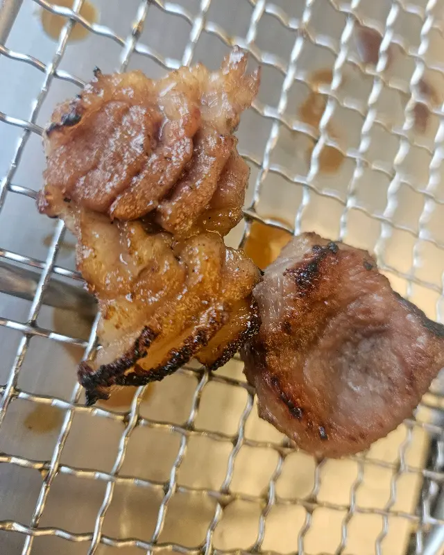 숯불에 구워진 갈비