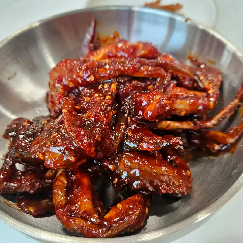 두꺼비게장의 양념게장 클로즈업