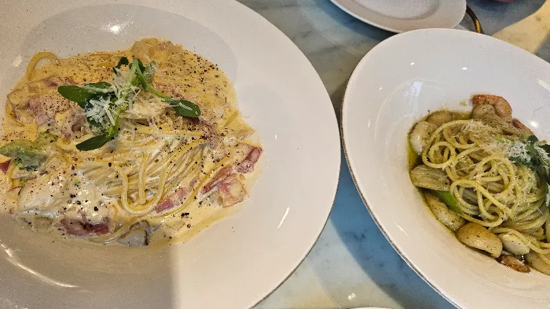 카르보나라와 봉골레 파스타