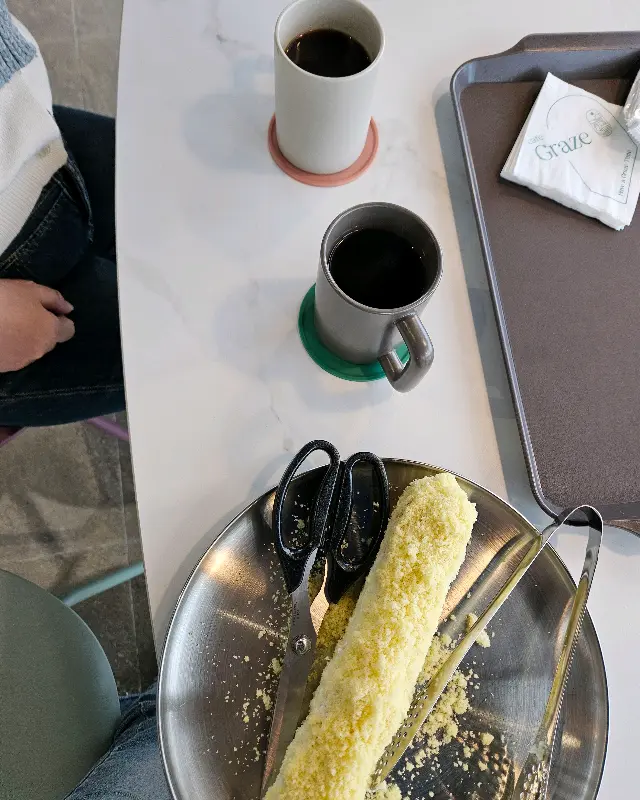 아메리카노와 소금빵