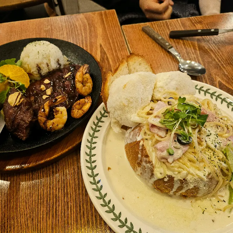 새우가 들어간 파스타