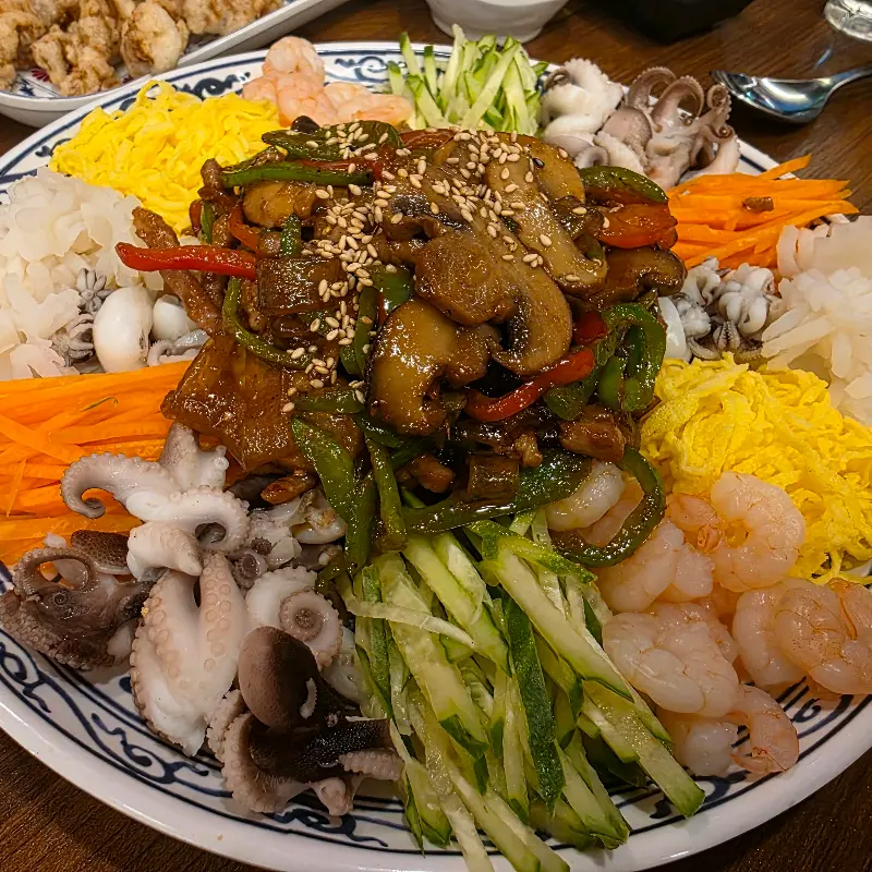 도야짬뽕의 화려한 해물요리