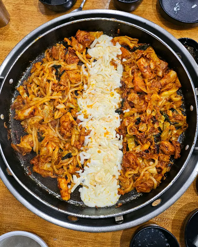 치즈 닭갈비 비주얼