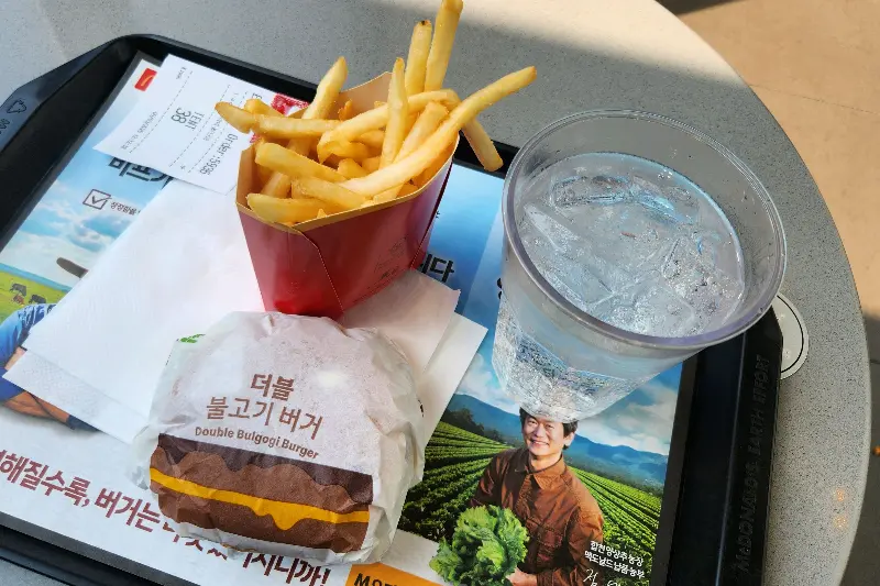 더블 불고기 버거 세트