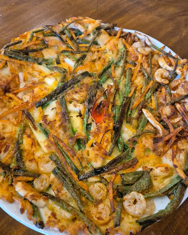 해물이 듬뿍 들어간 해물파전