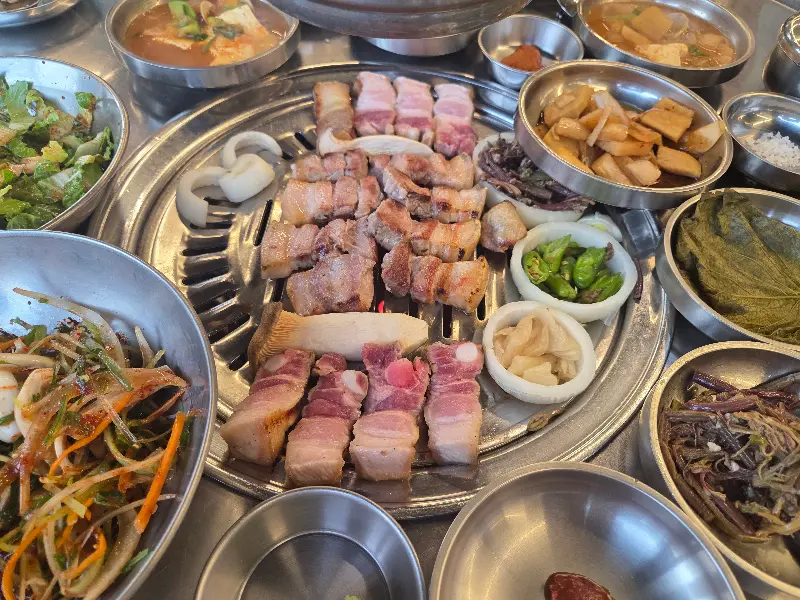 흑돼지 한상차림