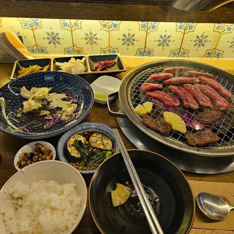 소소화로 테이블 세팅