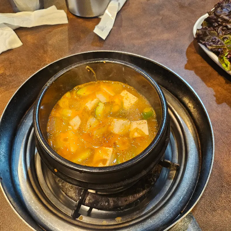 보글보글 된장찌개
