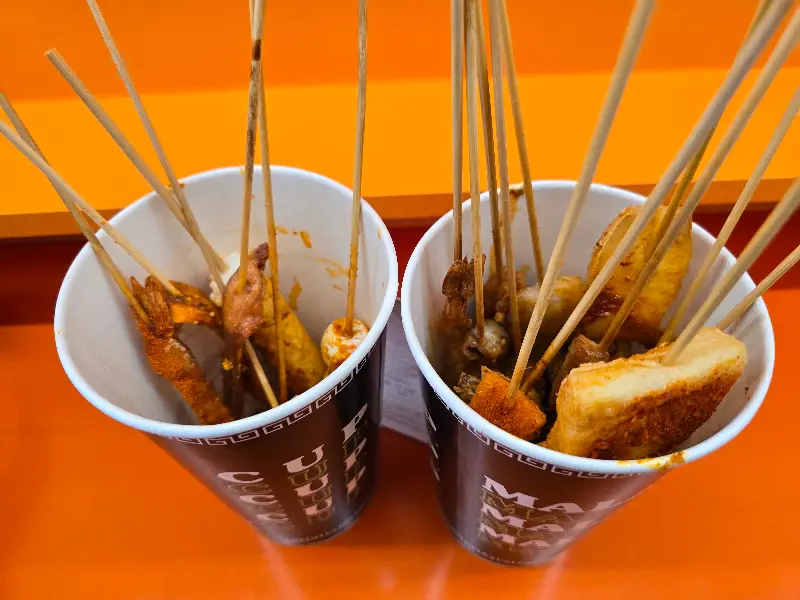 푸짐한 마라꼬치