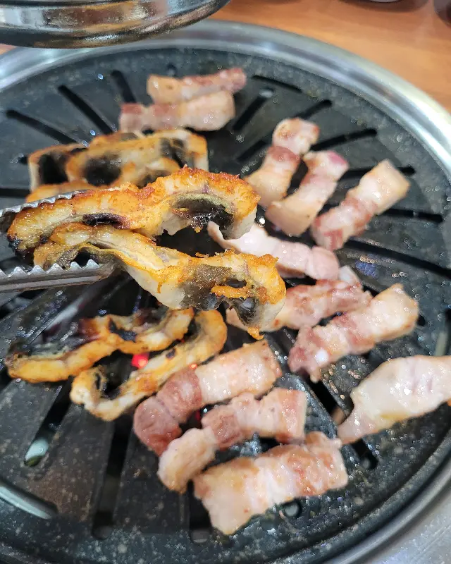 장어와 오겹살의 조화