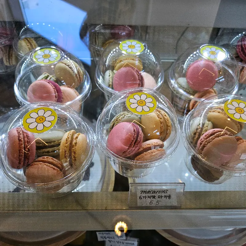 다양한 종류의 마카롱