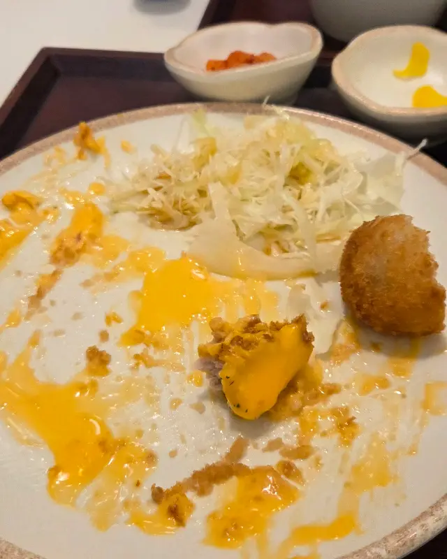 체다치즈돈까스 싹싹 비운 인증샷