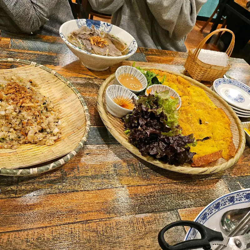 반쎄오와 쌀국수