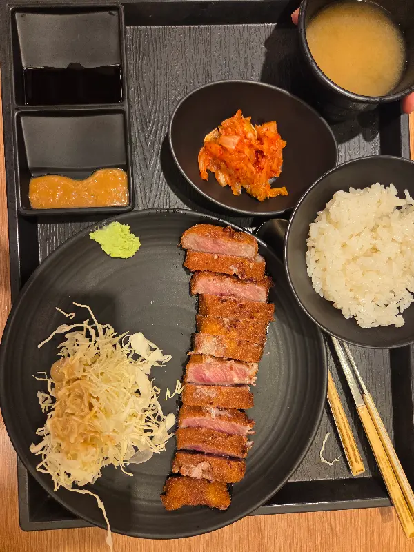 규카츠정 한상차림