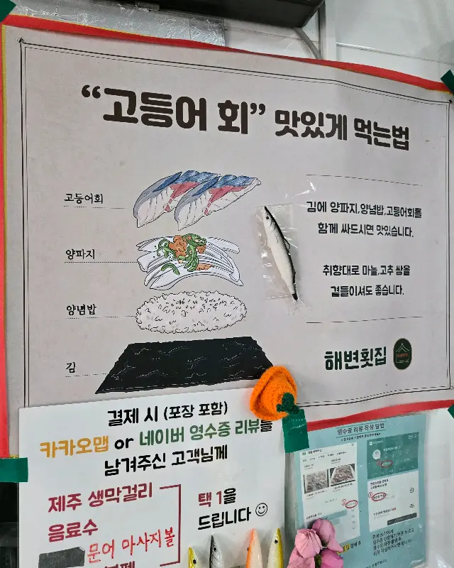 고등어회 맛있게 먹는 법