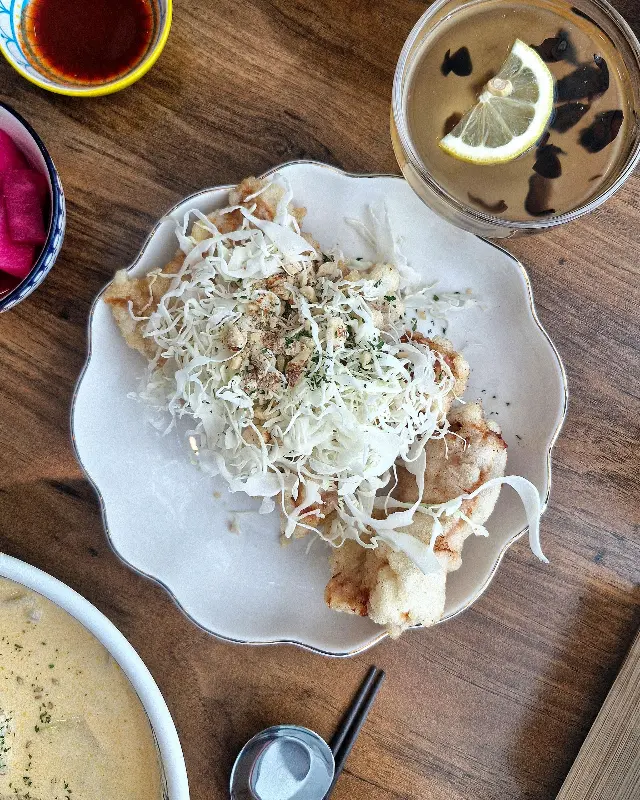 크림 짬뽕 속 해산물