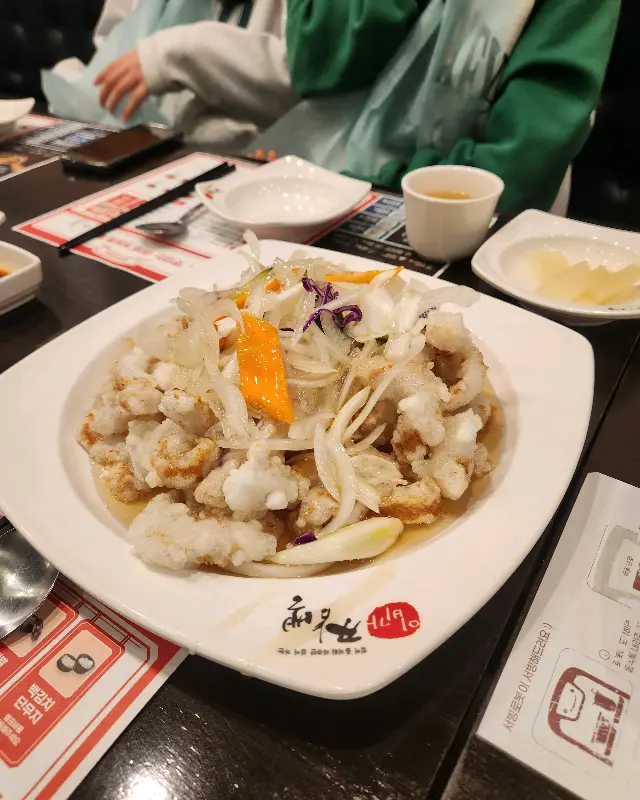 볶음 짬뽕 근접 샷