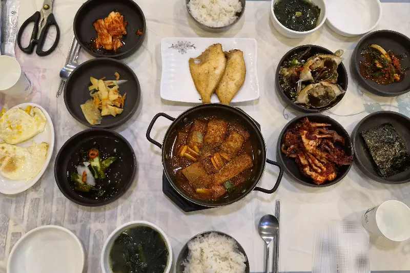 전체적인 상차림