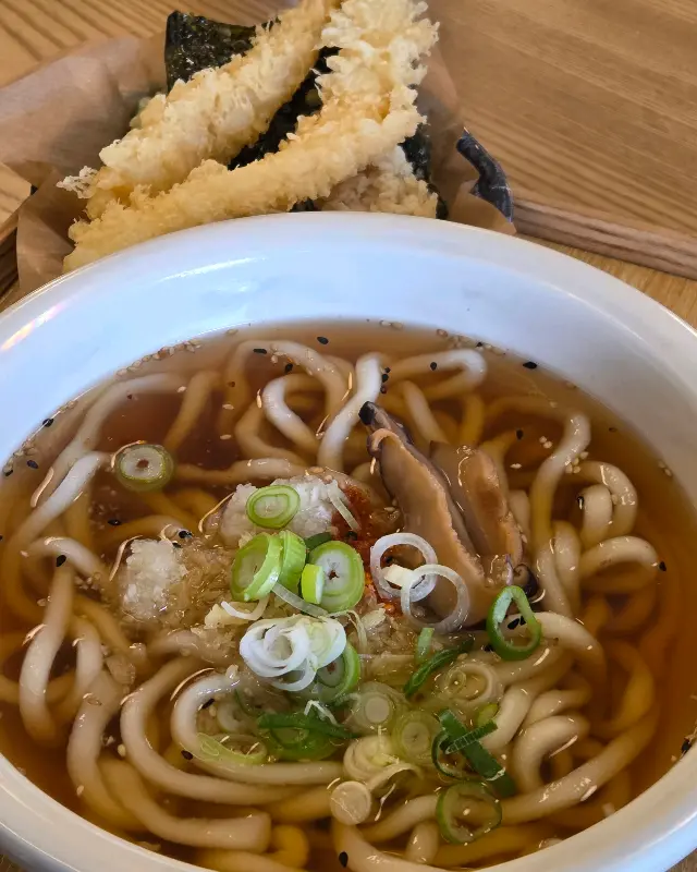 우동키노야의 덴뿌라카케우동