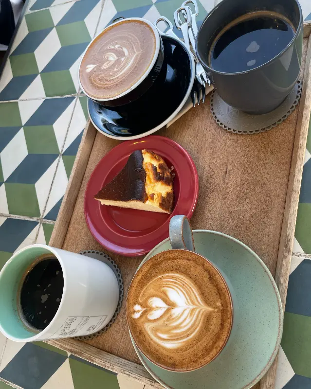 커피와 치즈케이크