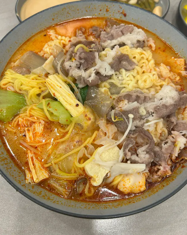 마라탕의 다양한 면 종류