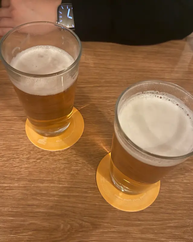시원한 맥주 한 잔