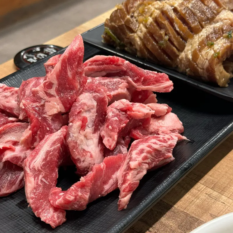 신선한 소갈비살