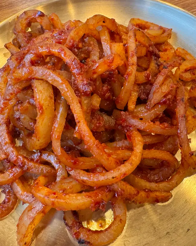 매콤한 돼지껍데기