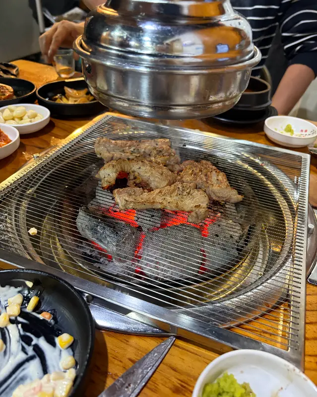 다온숯불갈비 상차림