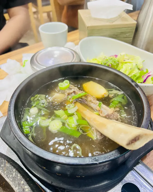 갈비탕 근접샷