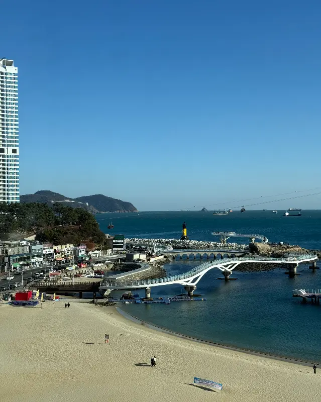 송도 해수욕장 풍경