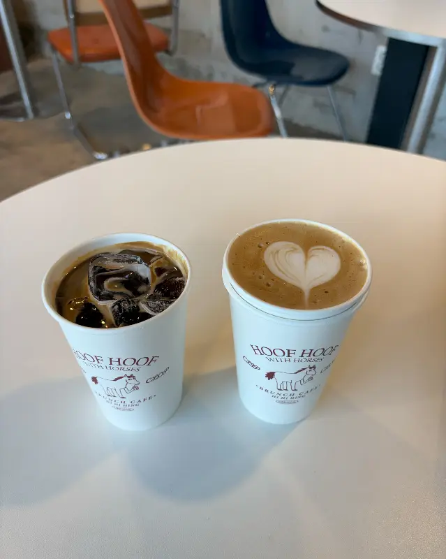 아이스 아메리카노와 라떼