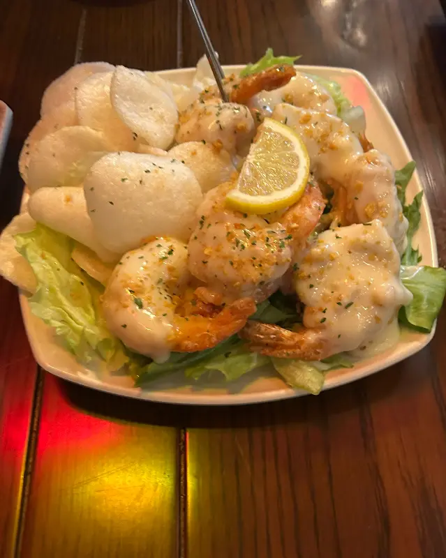 레몬 크림 새우