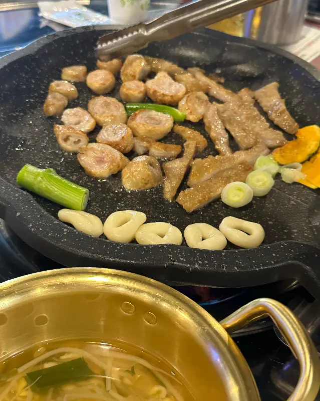 연막창의 맛깔스러운 한 상