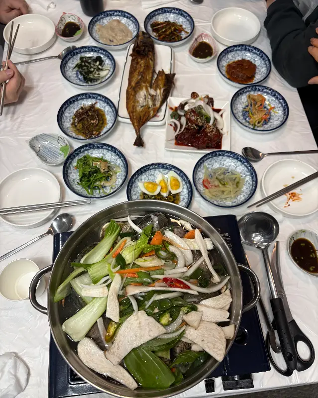 모녀게장 메뉴판