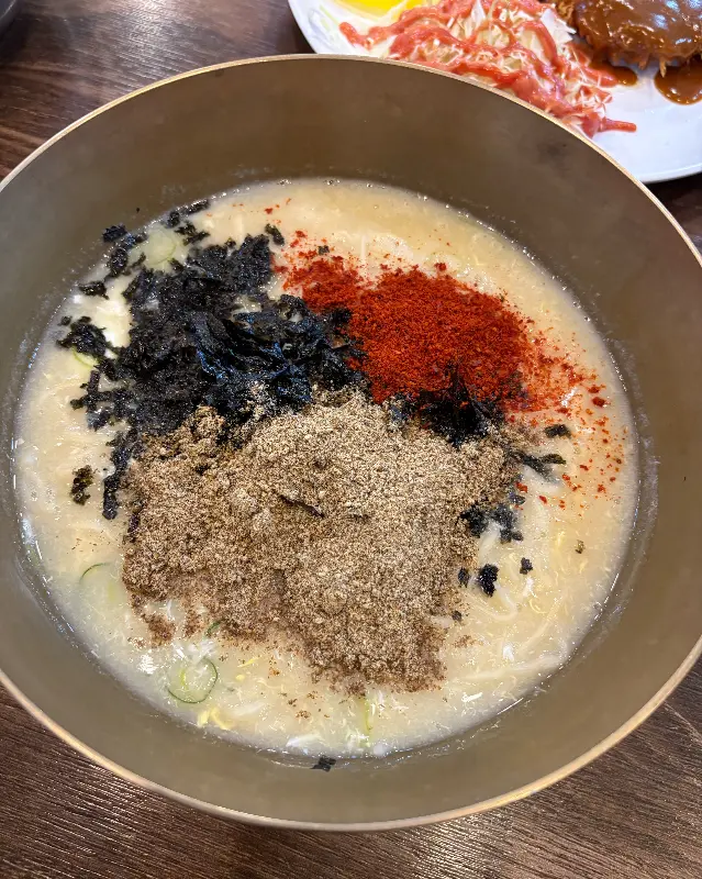 전주 칼국수의 비주얼